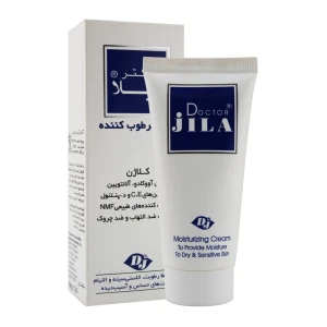 کرم مرطوب کننده کلاژن پوست حساس و آسیب دیده دکتر ژیلا